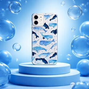 New FancyCase For iPhone 12 Cute Dolphin Design Cool Whale Style
